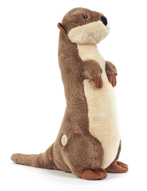 Standing River Otter Stuffed Animal Plush, Wild Onez by Zoologee, view 2