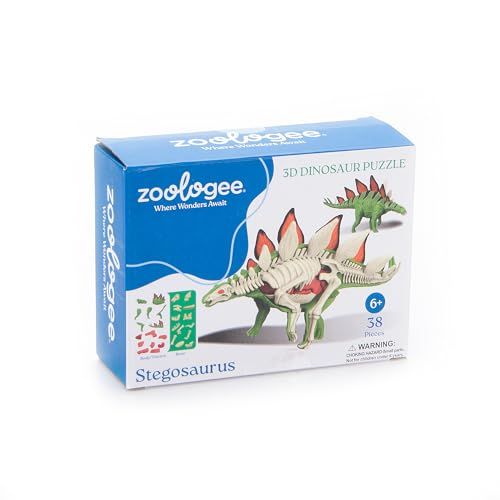 Stegosaurus Dinosaur 3D Puzzle by Zoologee