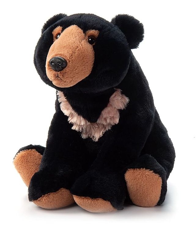 Sun Bear Stuffed Animal Plushie, Wild Onez Rainforest Animals, Sun Bear Plush Toy by Zoologee, view 2