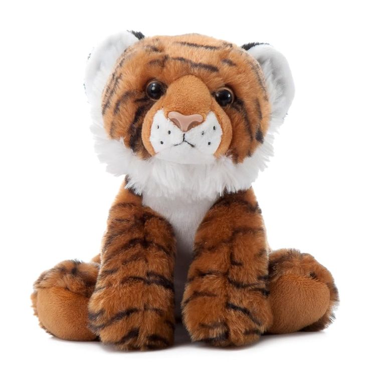 Tiger Stuffed Animal Plushie, Wild Onez by Zoologee, view 2