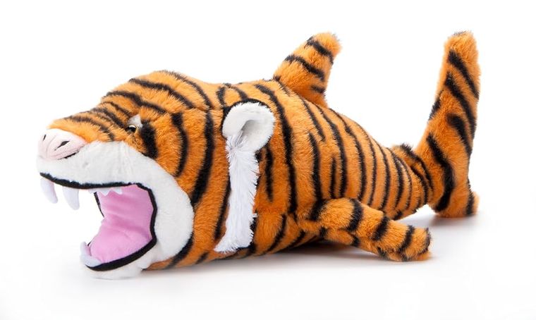 Tiger Stuffed Animal Plushie, Bitezillaz by Zoologee, view 2