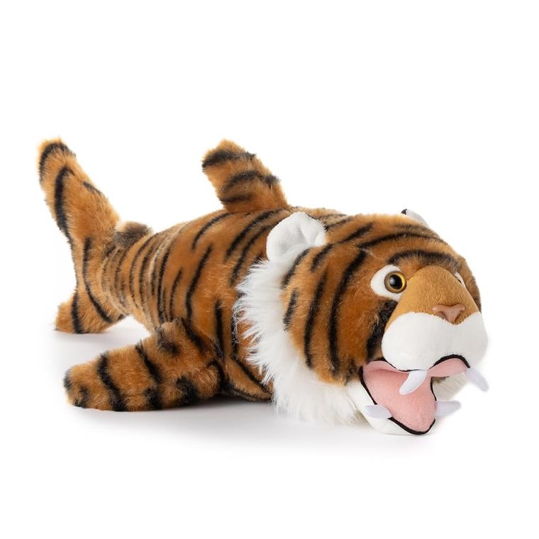 Tiger Stuffed Animal Plushie, Bitezillaz by Zoologee, view 3