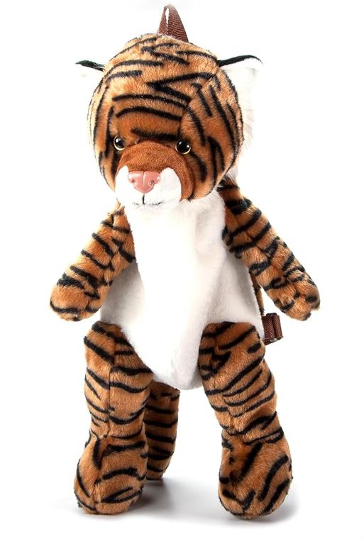 Tiger Plush Backpack Stuffed Animal by Zoologee, view 2