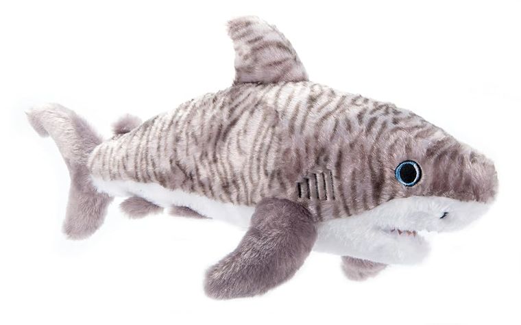 Tiger Shark Stuffed Animal Plushie by Zoologee