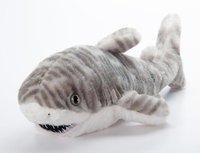 Tiger Shark Stuffed Animal, Wild Onez by Zoologee, view 2