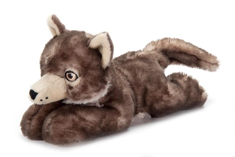 Timber Wolf Stuffed Animal Plushie by Zoologee, view 2