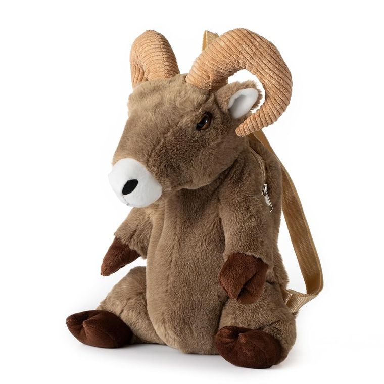 Timber Wolf Plush Backpack Stuffed Animal by Zoologee, view 3