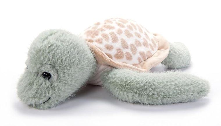 Tortoise Sea Turtle Stuffed Animal Plushie, Fuzzlez by Zoologee, view 2