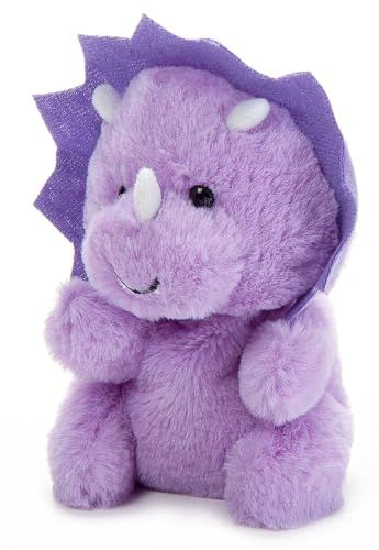 Triceratops Dinosaur Stuffed Animal Plushie, Nuggetz by Zoologee