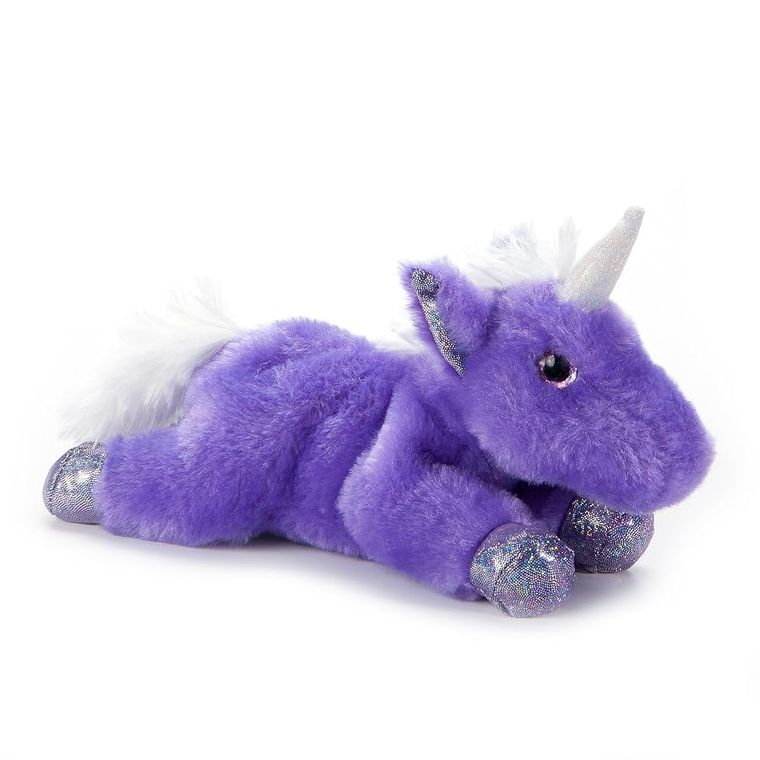 Unicorn Purple Stuffed Animal, Scoopz by Zoologee, view 2