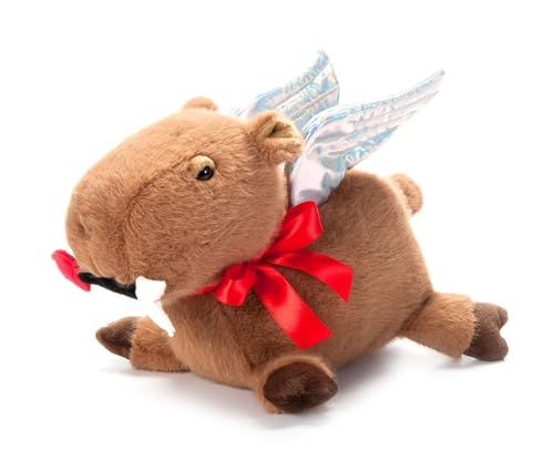 Valentine Carl Capybara Stuffed Animal by Zoologee