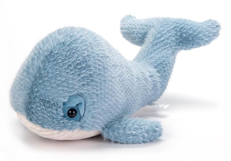 Whale Stuffed Animal Plushie, Fuzzlez by Zoologee, view 2