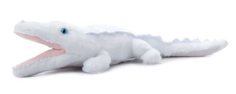 White Alligator Stuffed Animal Plushie, Wild Onez by Zoologee, view 2