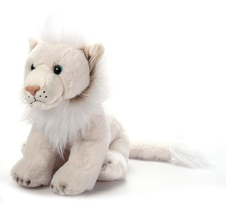 White Lion Stuffed Animal, Wild Onez by Zoologee, view 2