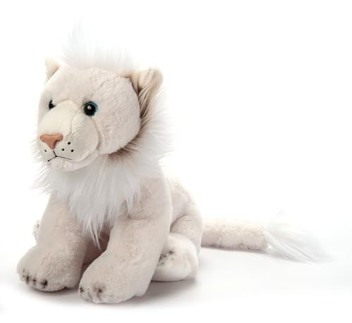 White Lion Stuffed Animal, Wild Onez by Zoologee
