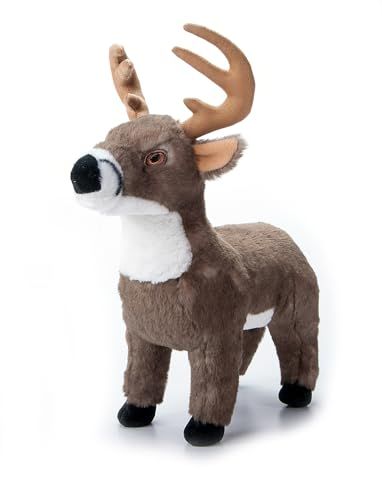 White-Tailed Buck Stuffed Animal Plushie by Zoologee