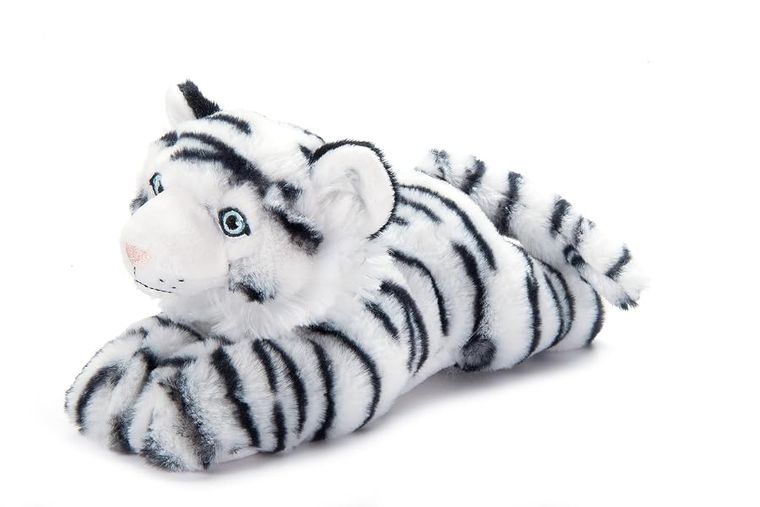 White Tiger Stuffed Animal Plushie by Zoologee, view 2