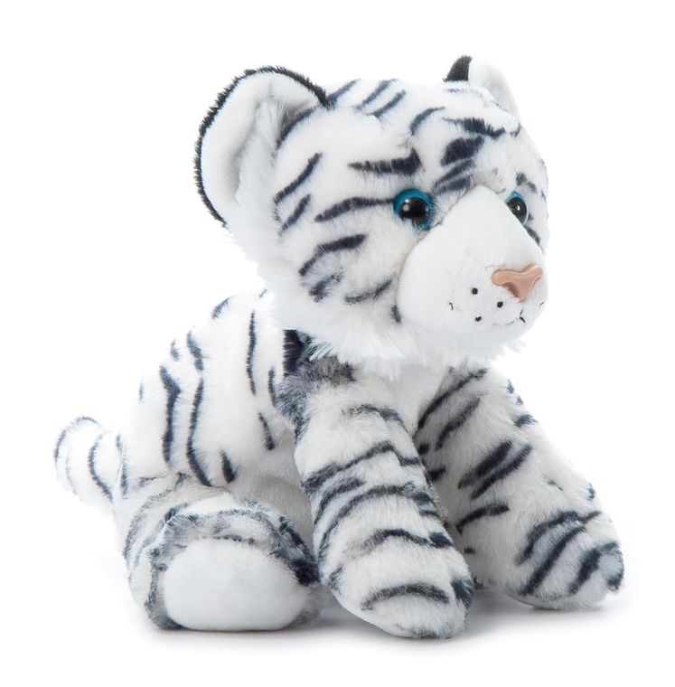 White Tiger Stuffed Animal, Wild Onez by Zoologee