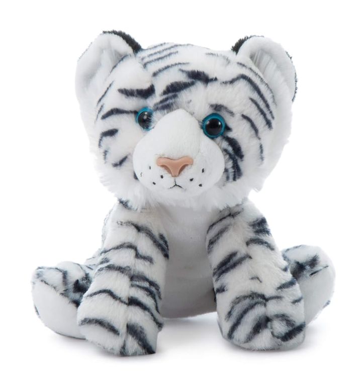 White Tiger Stuffed Animal, Wild Onez by Zoologee, view 3