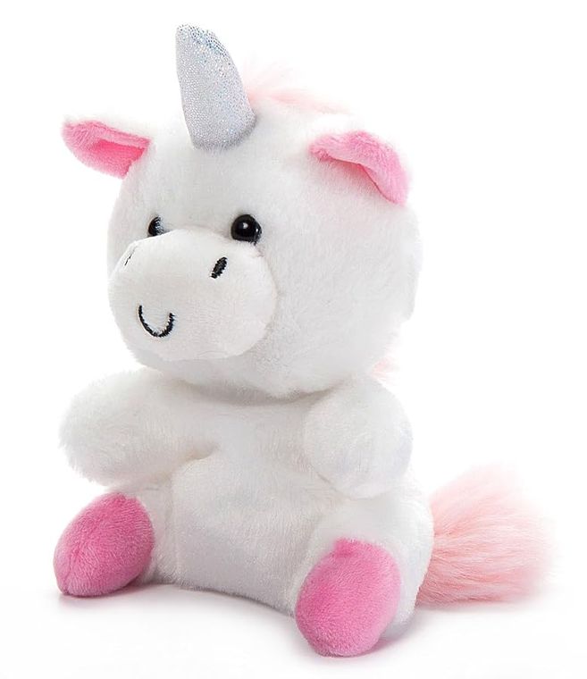 White Unicorn Stuffed Animal, Nuggetz by Zoologee, view 2