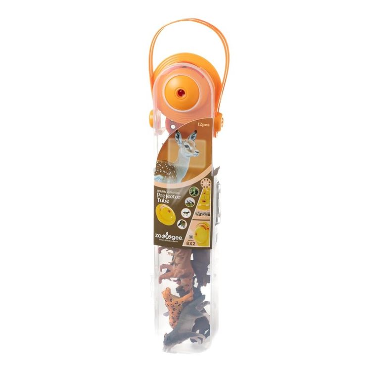 Wildlife Animal Projector Tube Figurines by Zoologee, view 2