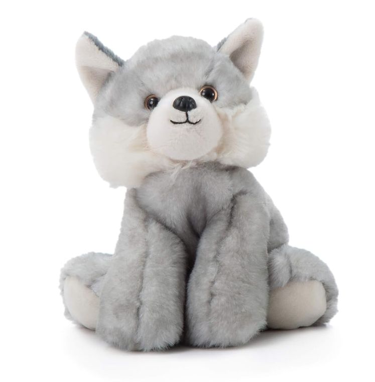 Wolf Stuffed Animal Plushie, Wild Onez by Zoologee, view 3