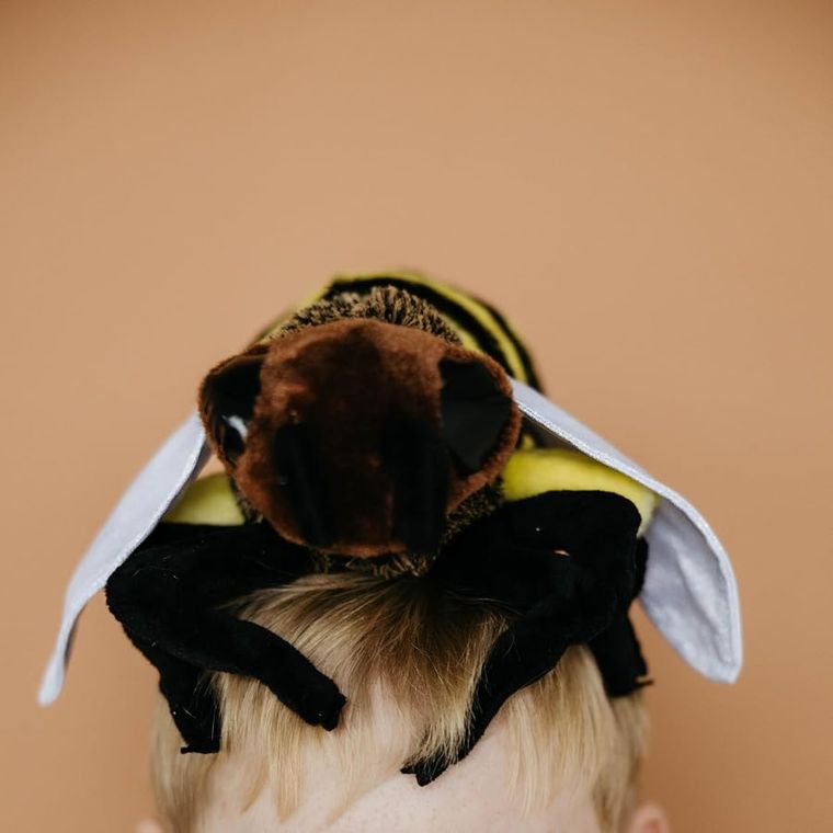 Yellow Bee Stuffed Animal, Wild Onez by Zoologee, view 3