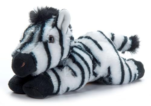 Zebra Stuffed Animal Plushie, Scoopz by Zoologee