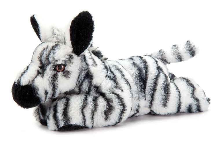 Zebra Stuffed Animal Plushie by Zoologee, view 2