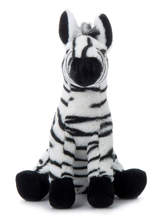 Zebra Stuffed Animal Plushie, Wild Onez by Zoologee, view 3